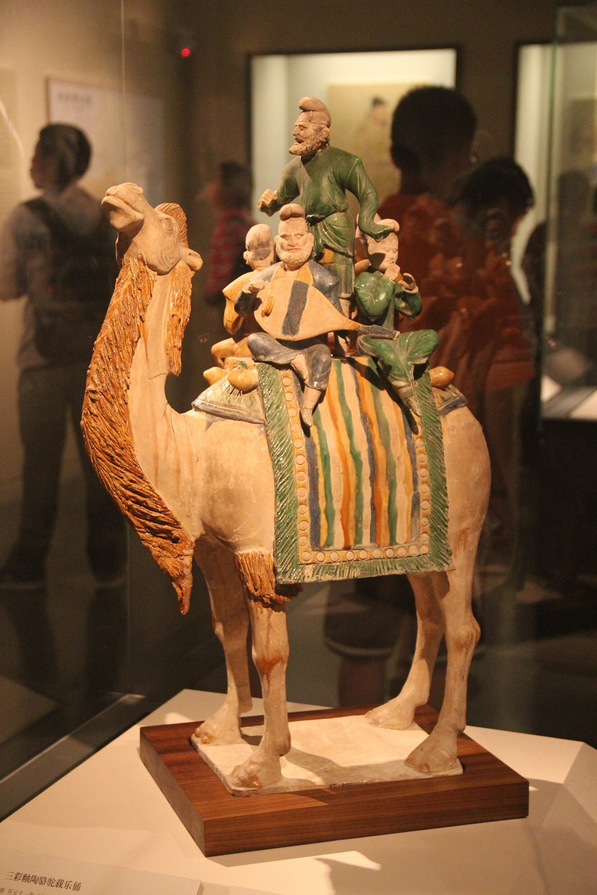 Camel with musicians