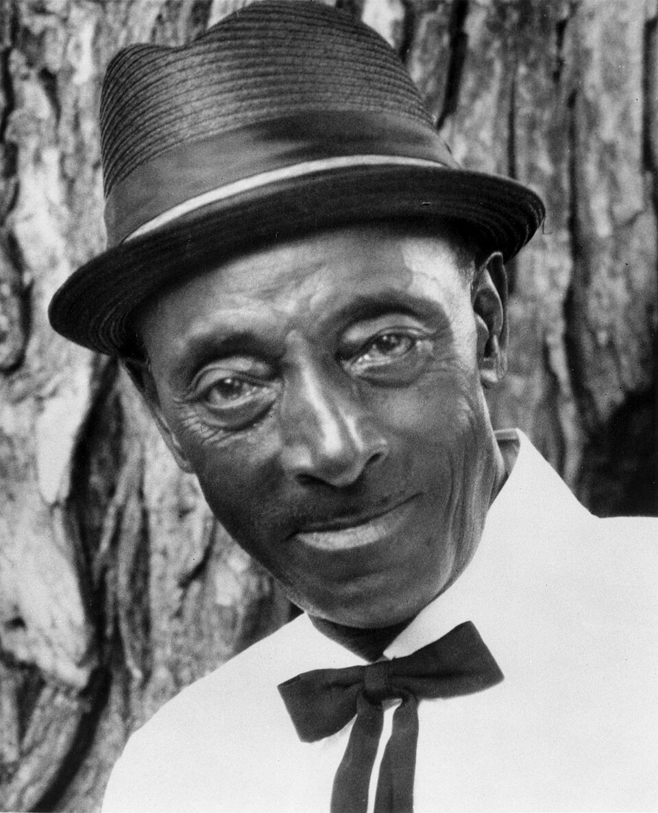 Portrait of Delta blues singer and guitarist Mississippi Fred McDowell
